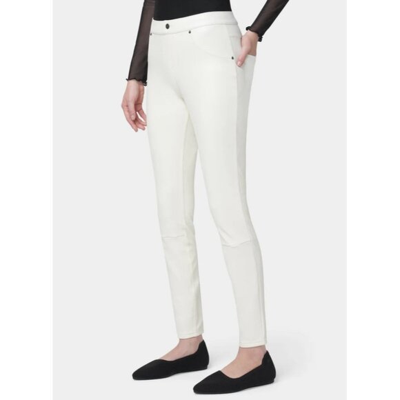 HUE U21253 Vegan Leatherette Legging Star White ( XL )